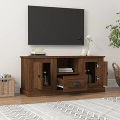 vidaXL TV-taso ruskea tammi 100x35,5x45 cm tekninen puu hinta ja tiedot | TV-tasot | hobbyhall.fi