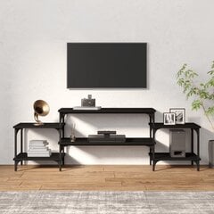 vidaXL TV-taso musta 157x35x52 cm tekninen puu hinta ja tiedot | TV-tasot | hobbyhall.fi