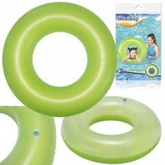 Bestway wheel ilmatäytteinen uimarengas, 76 cm, vihreä hinta ja tiedot | Puhallettavat vesilelut ja uima-asusteet | hobbyhall.fi