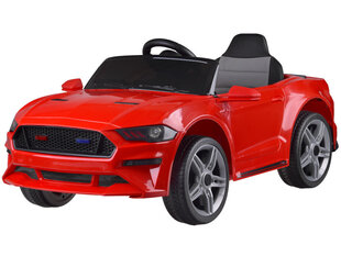 Mustang avoauto urheiluauto, punainen hinta ja tiedot | Lasten sähköautot | hobbyhall.fi