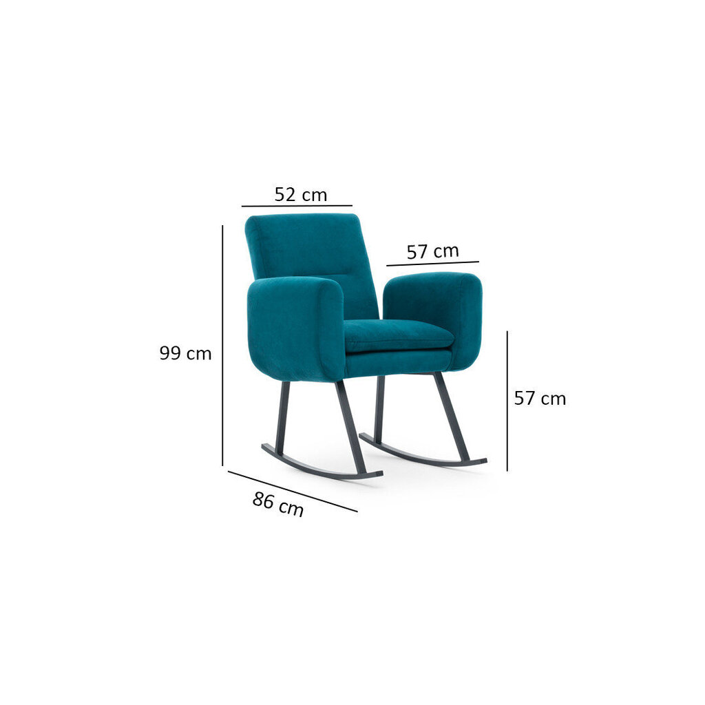 Supamasis fotelis Hanah Home Kono, žalias hinta ja tiedot | Nojatuolit | hobbyhall.fi