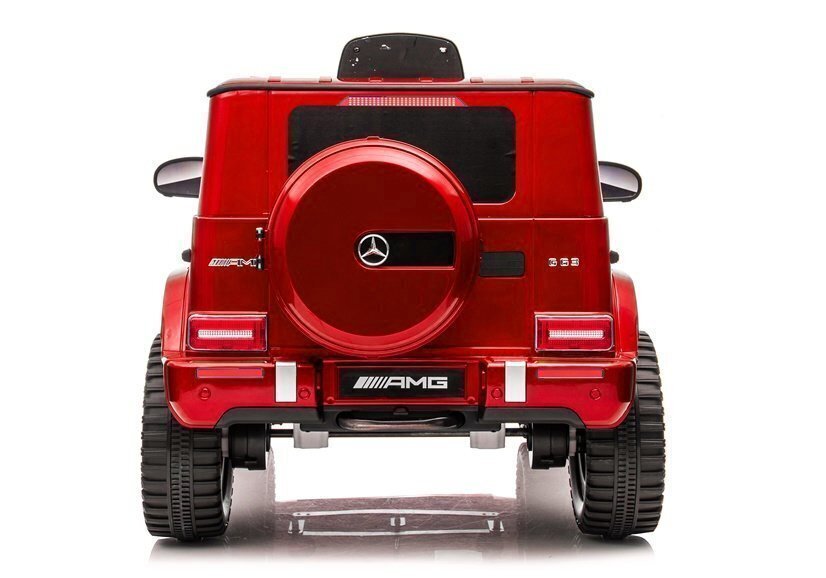 Yksipaikkainen sähköauto mercedes g63 bbh-0002, punainen lakattu hinta ja tiedot | Lasten sähköautot | hobbyhall.fi