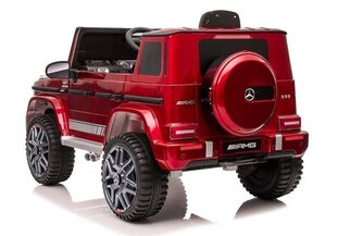 Yksipaikkainen sähköauto mercedes g63 bbh-0002, punainen lakattu hinta ja tiedot | Lasten sähköautot | hobbyhall.fi