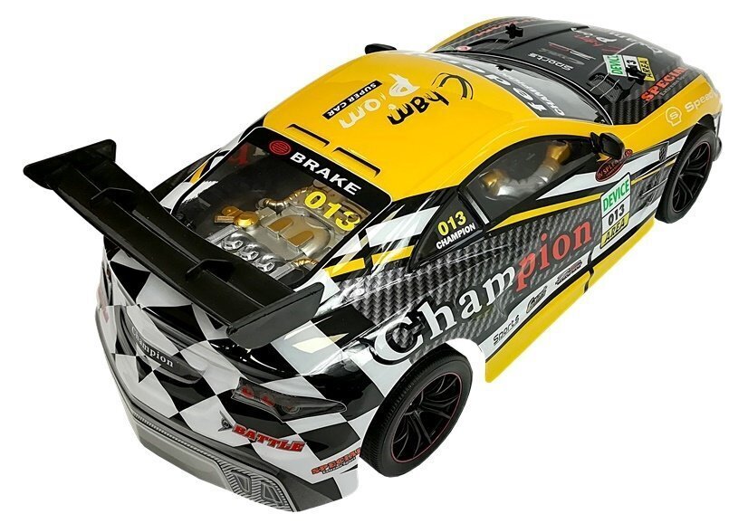 Rapid legend champion kauko-ohjattava auto, keltainen hinta ja tiedot | Poikien lelut | hobbyhall.fi