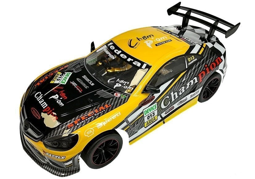 Rapid legend champion kauko-ohjattava auto, keltainen hinta ja tiedot | Poikien lelut | hobbyhall.fi