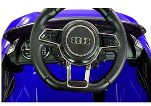 Audi r8 spyder yksipaikkainen sähköauto lapsille, sininen hinta ja tiedot | Lasten sähköautot | hobbyhall.fi