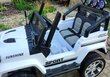 Akkukäyttöinen auto jeep s2388, valkoinen hinta ja tiedot | Lasten sähköautot | hobbyhall.fi
