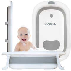 Kokoontaitettava vauvan kylpyamme - Nicekids, harmaa hinta ja tiedot | NiceKids Vauvatarvikkeet | hobbyhall.fi
