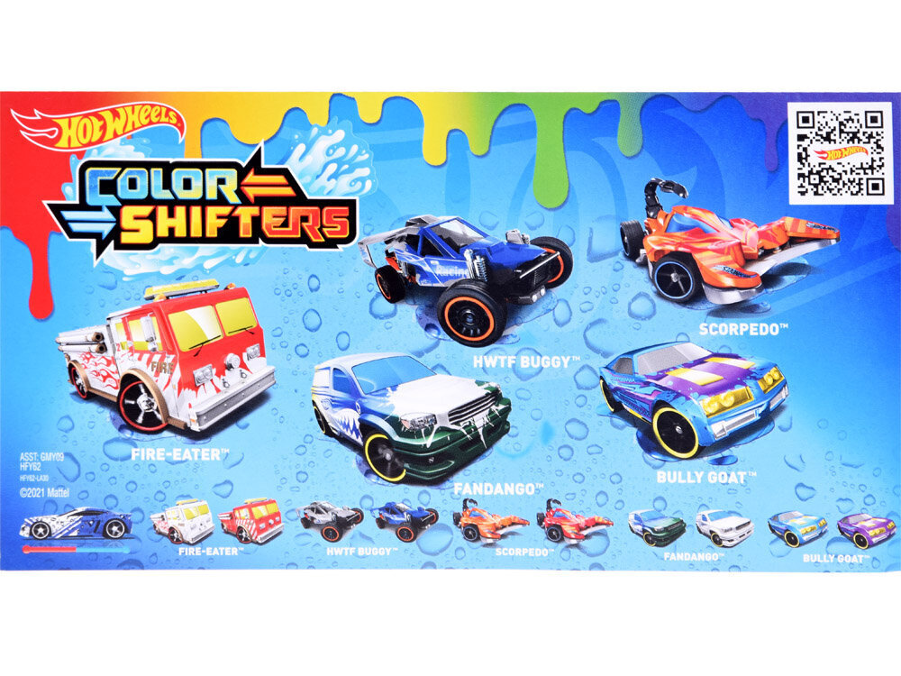 Hot wheels väriautosarja 5kpl. hinta ja tiedot | Poikien lelut | hobbyhall.fi