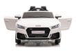 Audi tt rs sähköinen kaksipaikkainen, valkoinen hinta ja tiedot | Lasten sähköautot | hobbyhall.fi