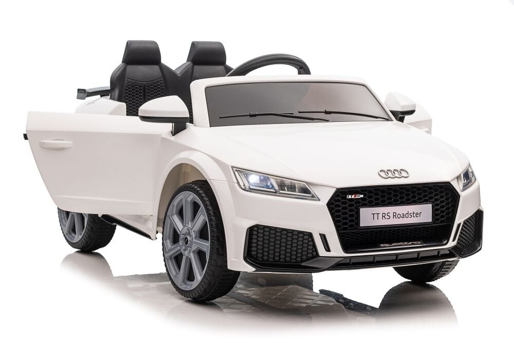 Audi tt rs sähköinen kaksipaikkainen, valkoinen hinta ja tiedot | Lasten sähköautot | hobbyhall.fi