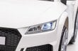 Audi tt rs sähköinen kaksipaikkainen, valkoinen hinta ja tiedot | Lasten sähköautot | hobbyhall.fi