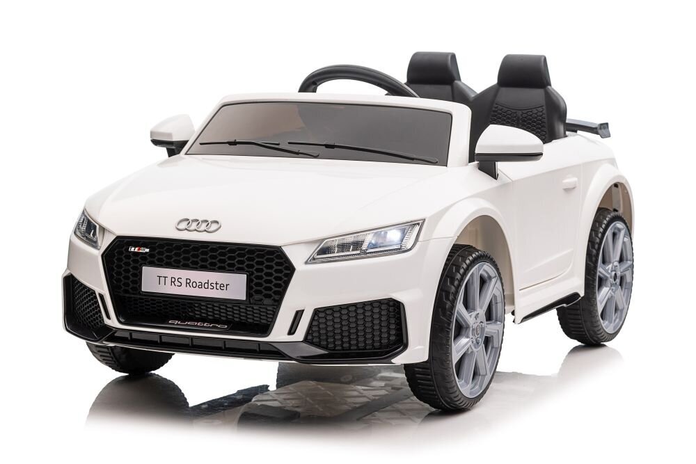 Audi tt rs sähköinen kaksipaikkainen, valkoinen hinta ja tiedot | Lasten sähköautot | hobbyhall.fi