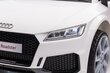 Audi tt rs sähköinen kaksipaikkainen, valkoinen hinta ja tiedot | Lasten sähköautot | hobbyhall.fi