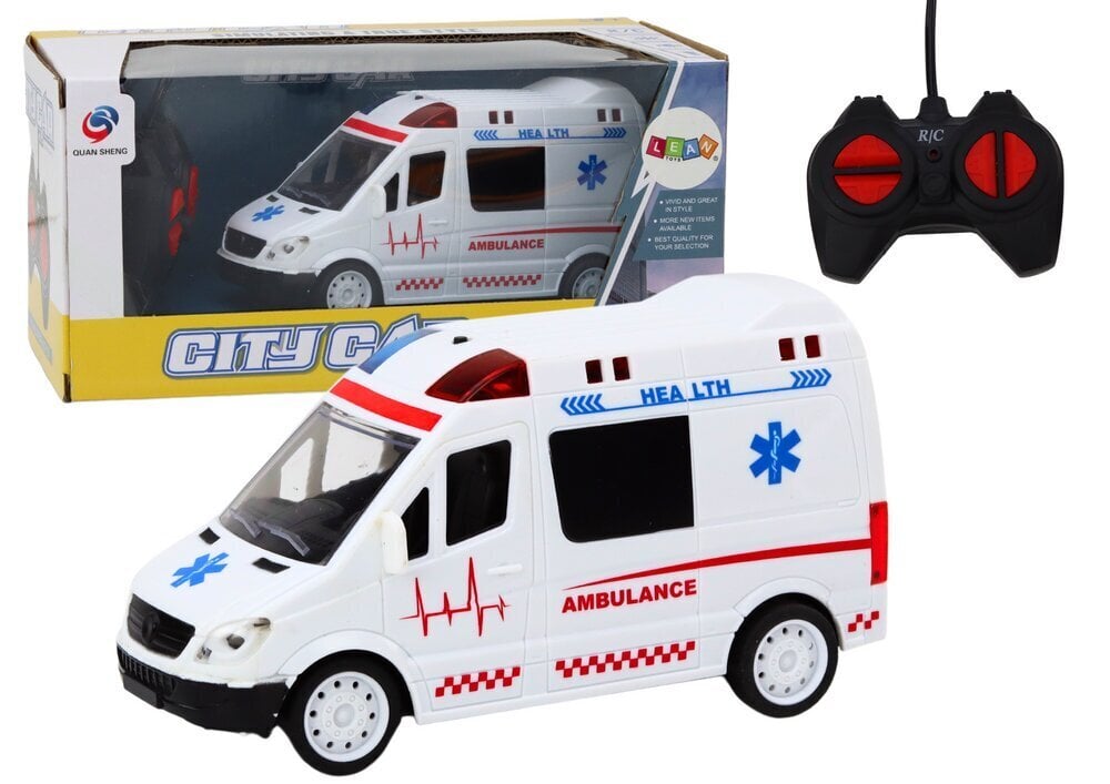 Kauko-ohjattava ambulanssi, valkoinen hinta ja tiedot | Poikien lelut | hobbyhall.fi