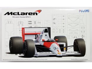 Liimattava mall Fujimi McLaren Honda MP4/5 1989, 1/20, 09193 hinta ja tiedot | LEGOT ja rakennuslelut | hobbyhall.fi