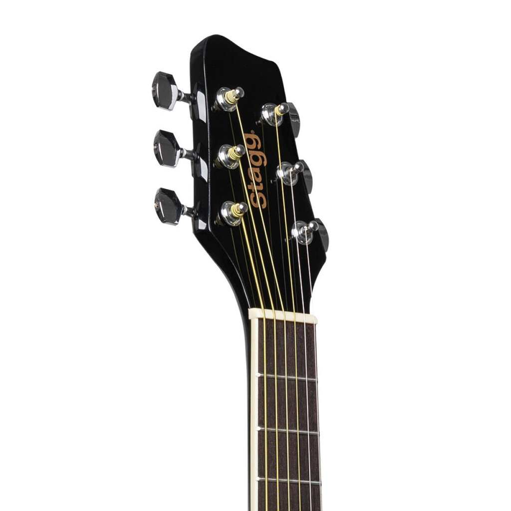 Akustinė gitara Stagg SA20D 1/2 BK hinta ja tiedot | Kitarat | hobbyhall.fi