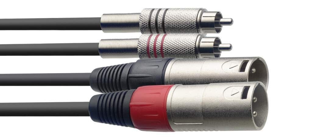 Stagg XLR/RCA, 6 m hinta ja tiedot | Kaapelit ja adapterit | hobbyhall.fi