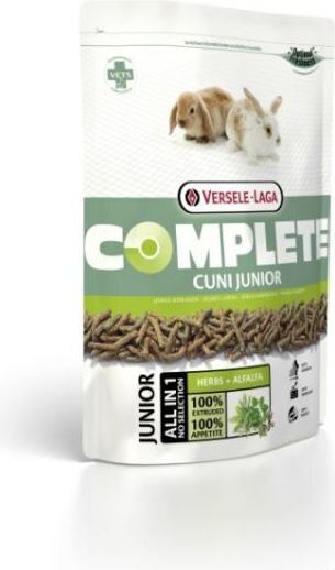 Versele-Laga Complete Cuni Junior -kääpiökanin ruoka, 500g hinta ja tiedot | Pieneläinten ruoat | hobbyhall.fi