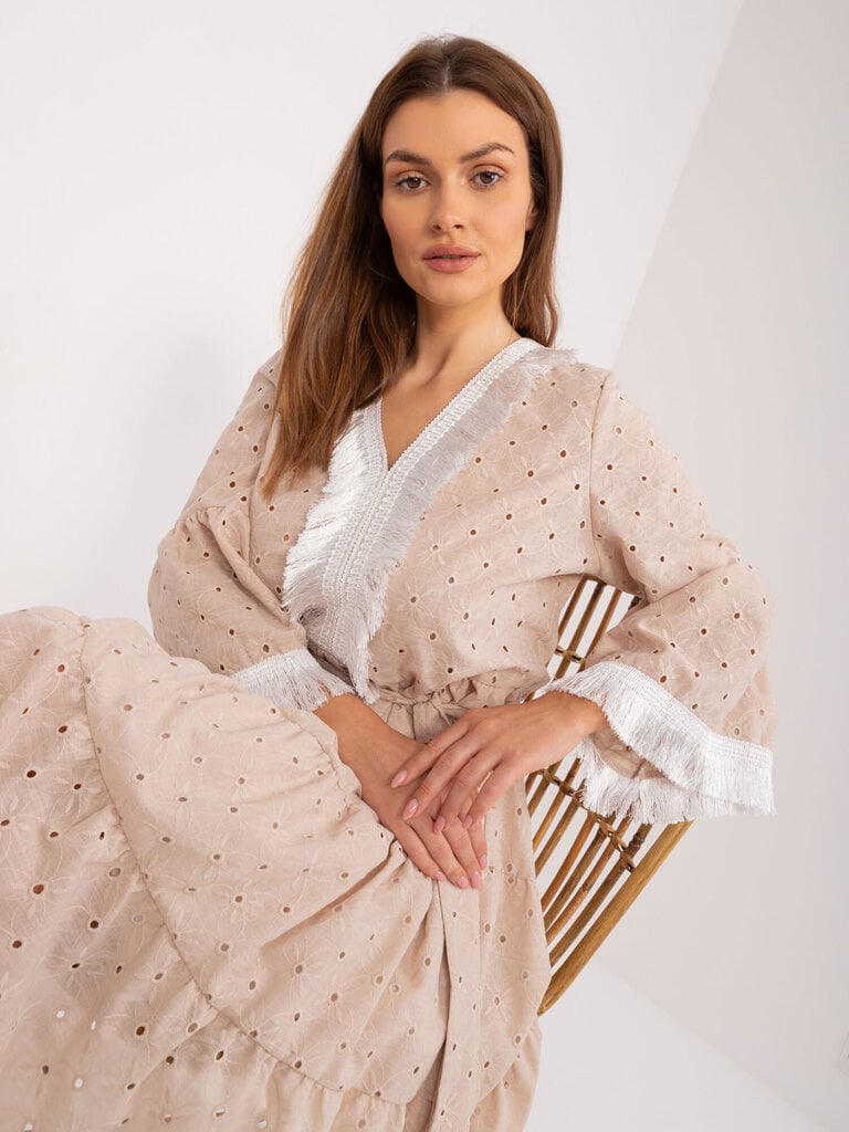 Naisten mekko, beige hinta ja tiedot | Mekot | hobbyhall.fi