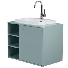 Kylpyhuonekaappi pesualtaalla Tenzo Color Bath, 80x50x62 cm, vihreä hinta ja tiedot | Tenzo Huonekalut ja sisustus | hobbyhall.fi