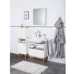 Kylpyhuonekaappi Tenzo Color Bath, 80x16x58 cm, valkoinen hinta ja tiedot | Kylpyhuonekaapit | hobbyhall.fi