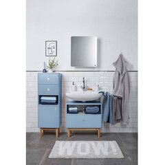 Kylpyhuonekaappi Tenzo Color Bath, 80x16x58 cm, sininen hinta ja tiedot | Kylpyhuonekaapit | hobbyhall.fi