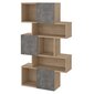 Hylly Atrium Maze, 95x31x166 cm, ruskea/harmaa hinta ja tiedot | Hyllyt | hobbyhall.fi