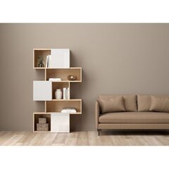 Hylly Atrium Maze, 95x31x166 cm, ruskea/valkoinen hinta ja tiedot | Hyllyt | hobbyhall.fi