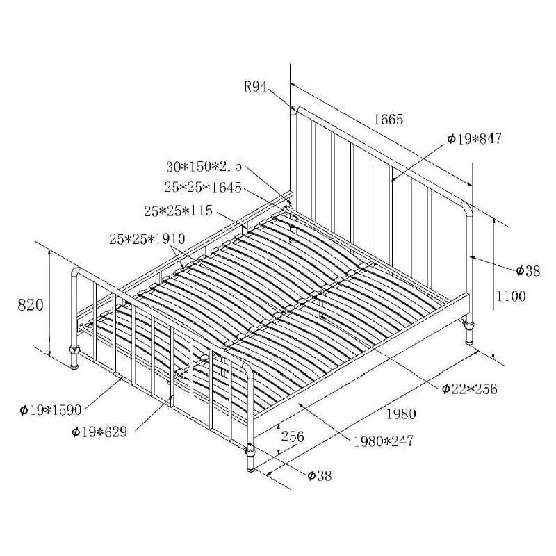 Sänky Aatrium Bronxx 160x200 cm, vihreä hinta ja tiedot | Sängyt | hobbyhall.fi