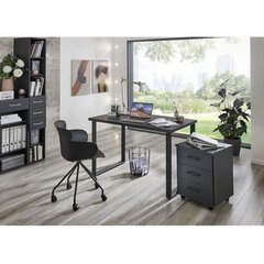 Työpöytä Atrium Home Desk, 160x70x75, musta hinta ja tiedot | Tietokonepöydät ja työpöydät | hobbyhall.fi