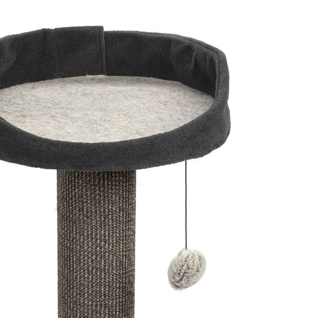 Kissan raapimispuu Ecomfy Alex, harmaa/musta, 67,5 cm hinta ja tiedot | Raapimispuut ja kiipeilypuut | hobbyhall.fi