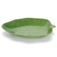 Fissman keraaminen lautanen Green, 32,5 x 22,5 x 5 cm hinta ja tiedot | Astiat | hobbyhall.fi