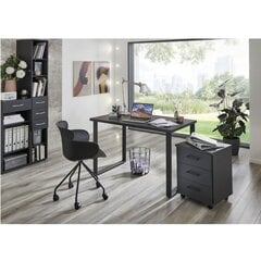 Säilytyskaluste Aatrium Home Desk, 46x40x58 cm, musta hinta ja tiedot | Tietokonepöydät ja työpöydät | hobbyhall.fi