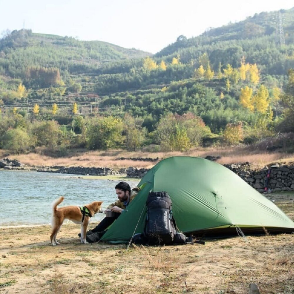 Teltta matoilla Naturehike Cloud Up 2, vihreä hinta ja tiedot | Teltat | hobbyhall.fi