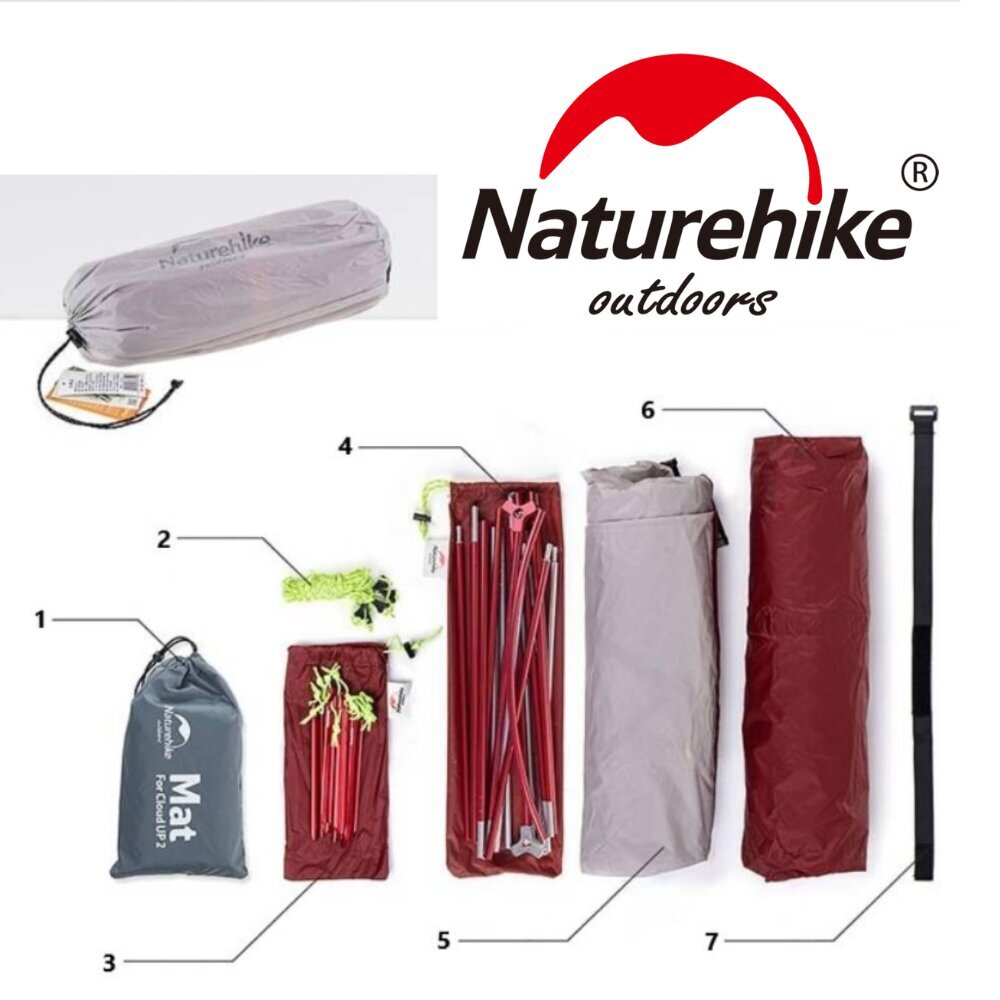 Teltta matoilla Naturehike Cloud Up 2, vihreä hinta ja tiedot | Teltat | hobbyhall.fi