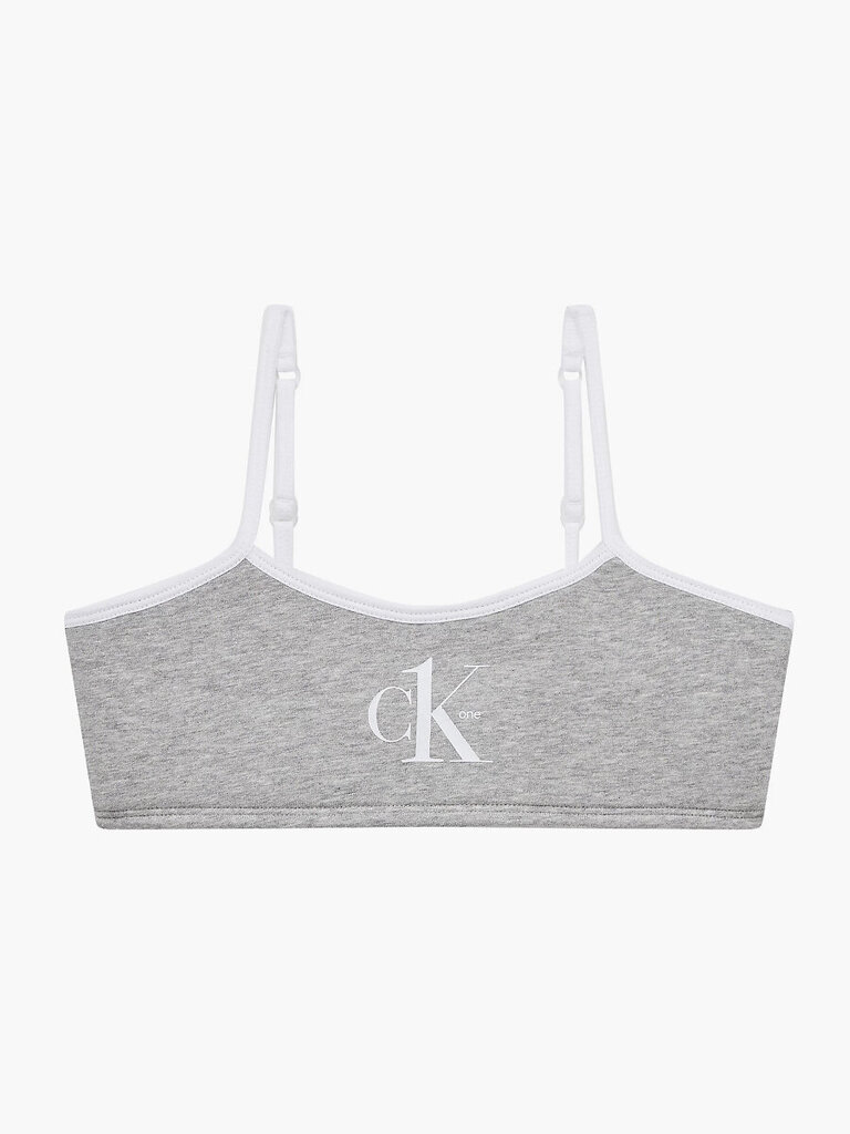 Rintaliivit tytöille Calvin Klein Molded Bralette Grey, harmaa hinta ja tiedot | Tyttöjen alusvaatteet | hobbyhall.fi