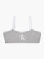 Rintaliivit tytöille Calvin Klein Molded Bralette Grey, harmaa hinta ja tiedot | Tyttöjen alusvaatteet | hobbyhall.fi