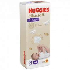 Lasten vaippahousut Huggies Elite Soft, koko 3, 6-11 kg, 48 kpl hinta ja tiedot | Huggies Vauvan hoito | hobbyhall.fi