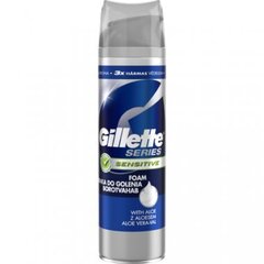 Partavaahto Gillette Series Foam Sensitive, 250 ml hinta ja tiedot | Parranajo ja karvanpoisto | hobbyhall.fi