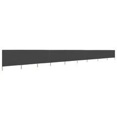 vidaXL Tuulensuojakangas 9 paneelilla 1200x120 cm antrasiitti hinta ja tiedot | Aurinkovarjot ja markiisit | hobbyhall.fi