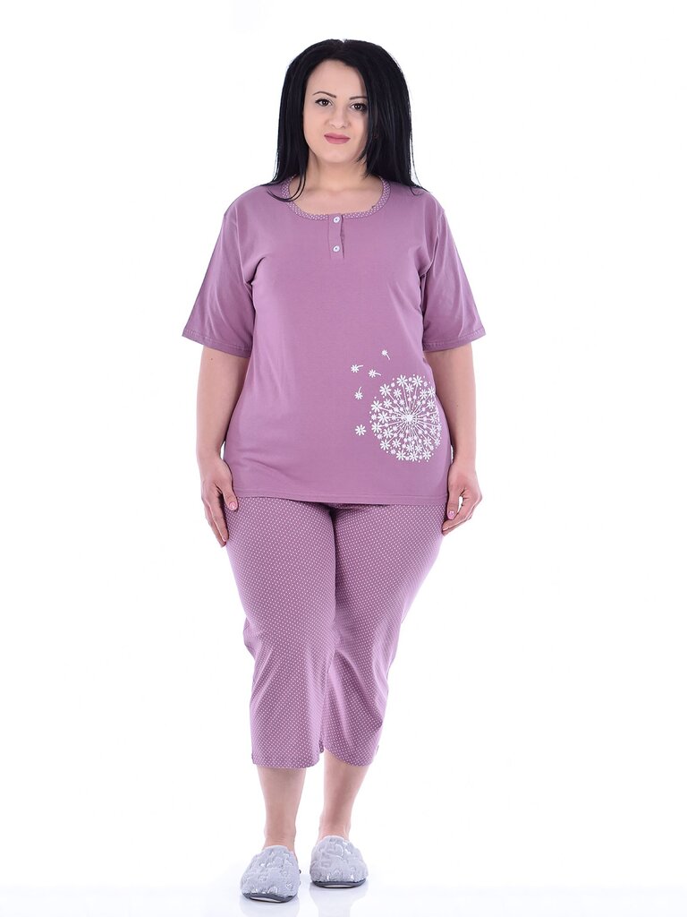 Naisten pyjama Pidzaama house, violetti hinta ja tiedot | Yöasut ja pyjamat | hobbyhall.fi