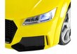 Sähköauto AUDI TT RS, keltainen hinta ja tiedot | Lasten sähköautot | hobbyhall.fi