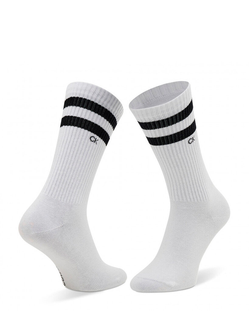 Ck men sock 2p stripes Calvin Klein miehet white 701218711004 hinta ja tiedot | Miesten sukat | hobbyhall.fi