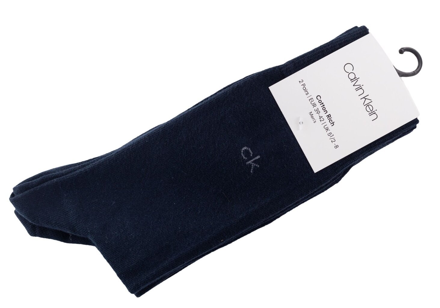 Ck men sock 2p Calvin Klein miehet navy 100001876004 hinta ja tiedot | Miesten sukat | hobbyhall.fi