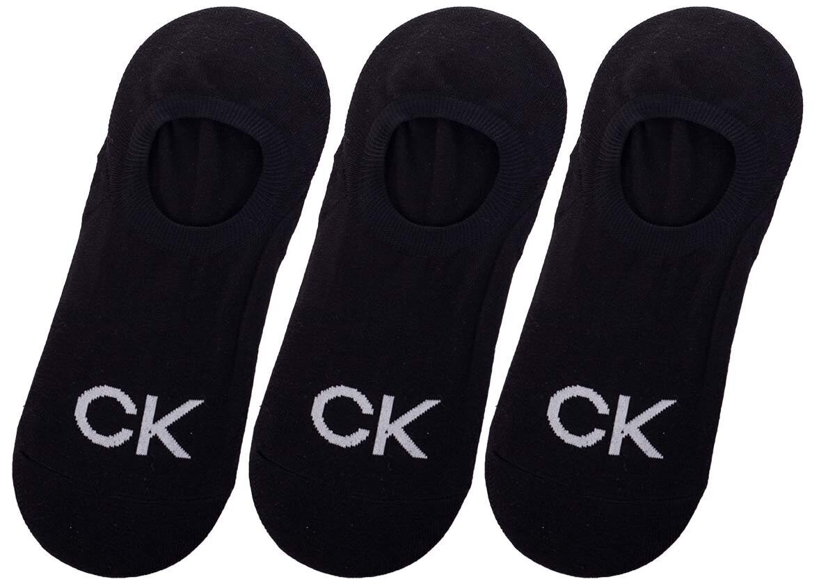 Ck men footie high cut 3p logo Calvin Klein miehet black 701218723001 hinta ja tiedot | Miesten sukat | hobbyhall.fi