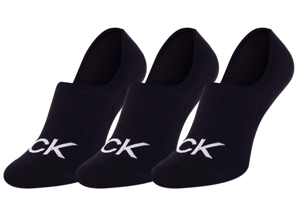 Ck men footie high cut 3p logo Calvin Klein miehet black 701218723001 hinta ja tiedot | Miesten sukat | hobbyhall.fi