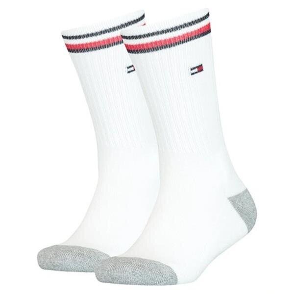 Th kids iconic urheilujalkineet sock Tommy Hilfiger miehet white 100001500300 hinta ja tiedot | Miesten sukat | hobbyhall.fi