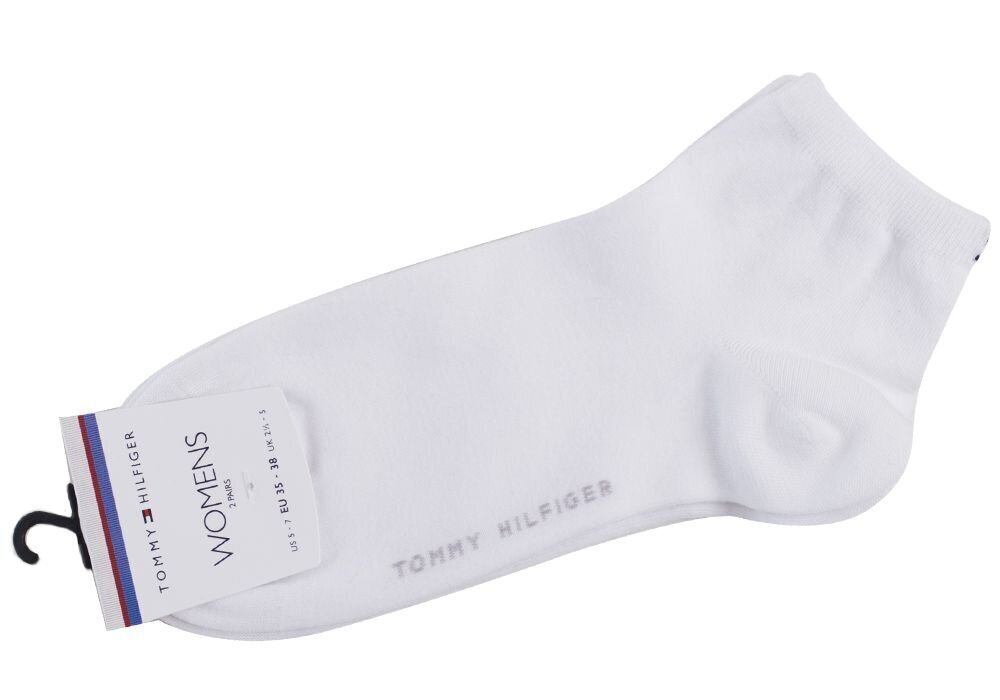 Tommy Hilfiger naisten sukat 2 kpl, valkoinen hinta ja tiedot | Naisten sukat | hobbyhall.fi