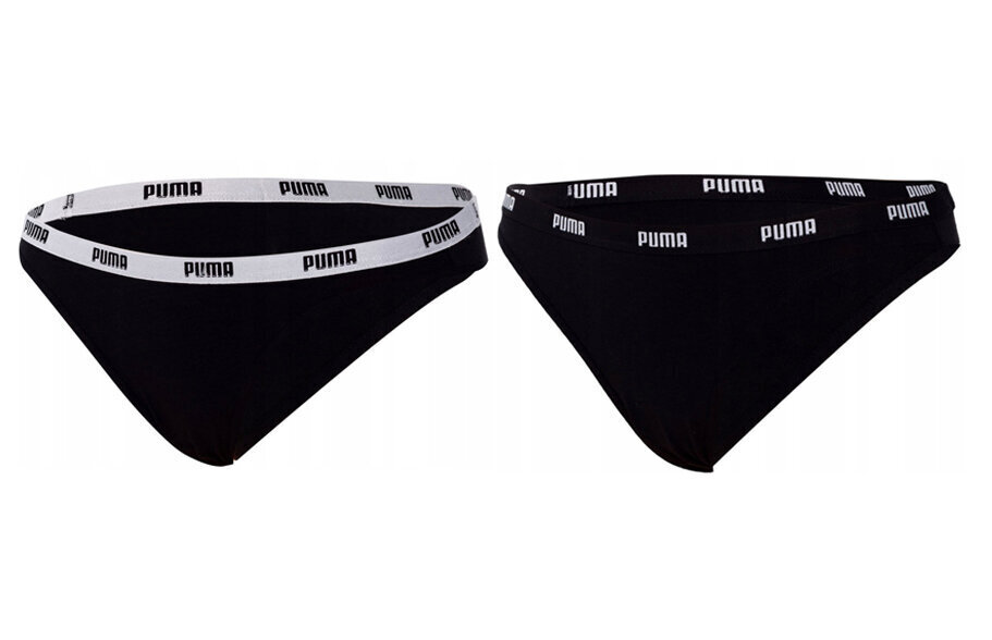 Puma Alusvaatteet Women Bikini Black 907847 03 hinta ja tiedot | Naisten alushousut | hobbyhall.fi